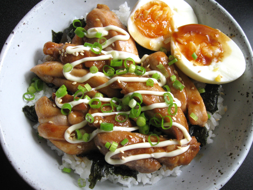 Teriyaki 'Mayo' Chicken Rice Bowl - Hiroko's Recipes