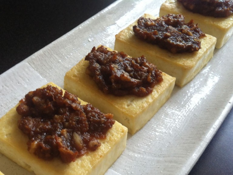 Grilled Tofu with Walnuts Miso Sauce Hiroko's Recipes