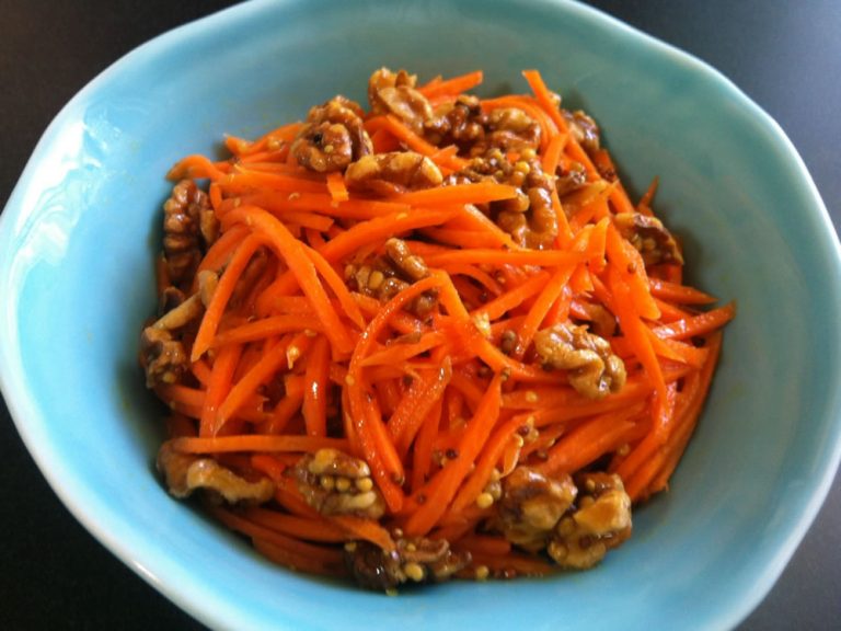 Carrot & Walnut Salad Hiroko's Recipes