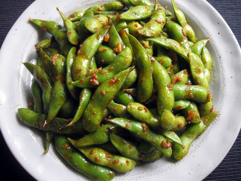 Chilli Garlic Edamame Hiroko's Recipes