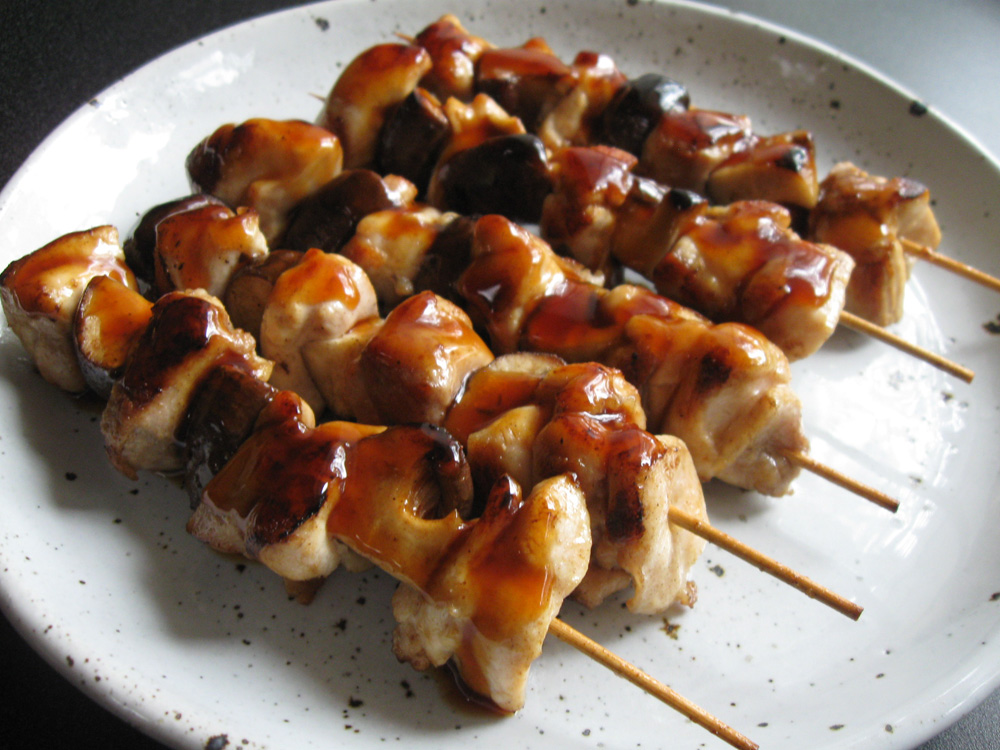 Chicken Shiitake Skewers Hiroko s Recipes