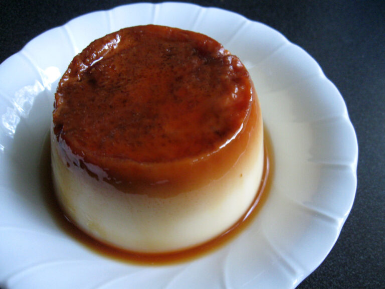 Microwave Creme Caramel Hiroko's Recipes