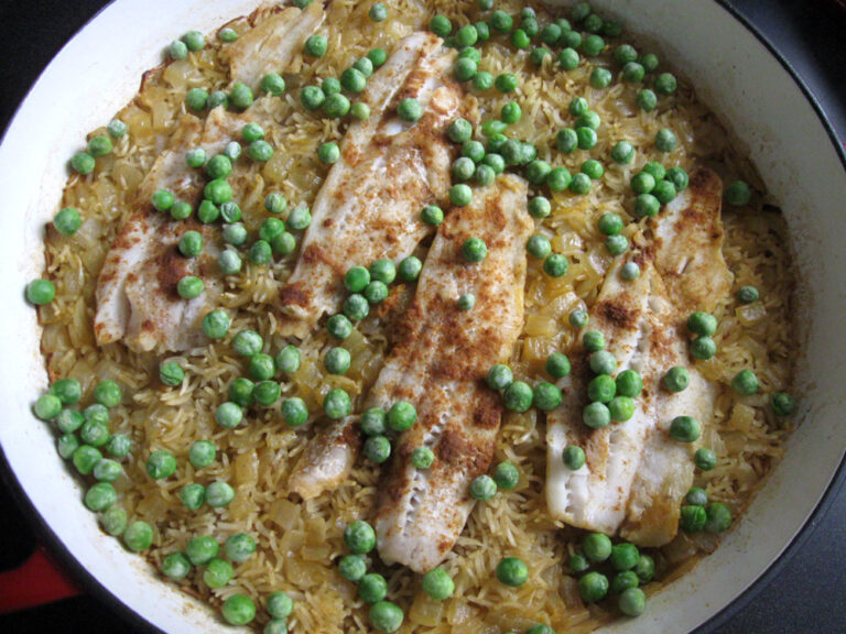 Ovenbaked Fish Curry Pilaf Hiroko's Recipes