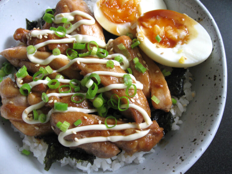 Teriyaki ‘Mayo’ Chicken Rice Bowl Hiroko's Recipes