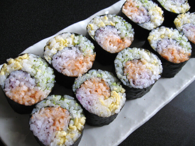 Colourful Sushi Rice Rolls – Hiroko's Recipes