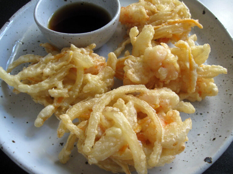 Prawn, Onion & Carrot ‘Kakiage’ Tempura Hiroko's Recipes