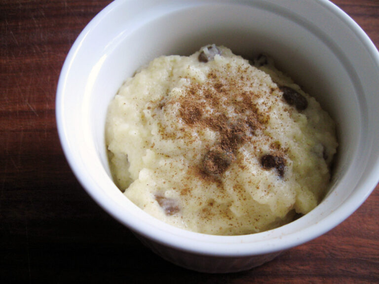 Couscous Custard Pudding Hiroko's Recipes