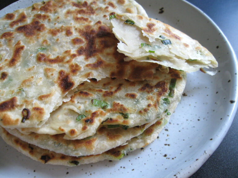 Spring Onion Flatbread Hiroko's Recipes