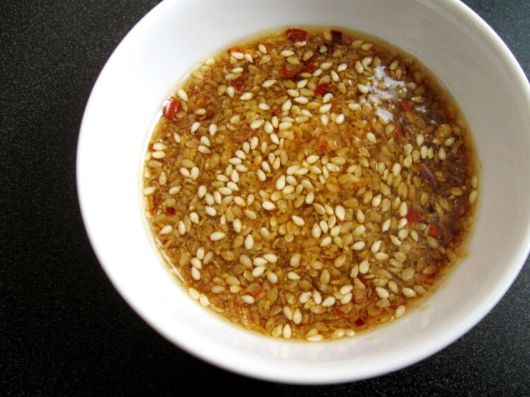 Garlic Sesame Dressing Hiroko's Recipes