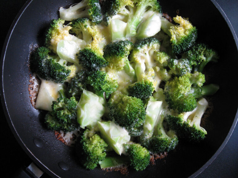 Panfried Broccoli & Cheese Hiroko's Recipes