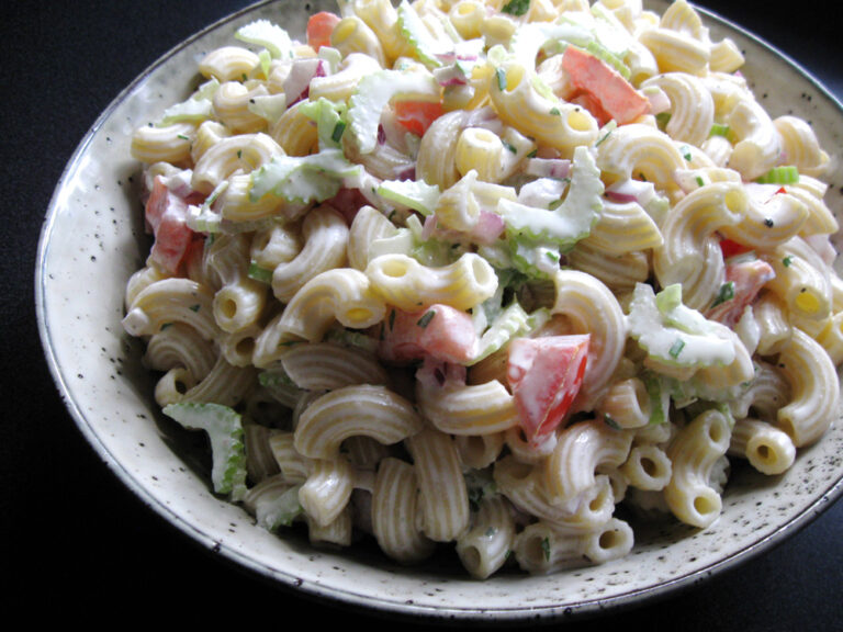 Pasta Salad with Sour Cream Dressing Hiroko's Recipes