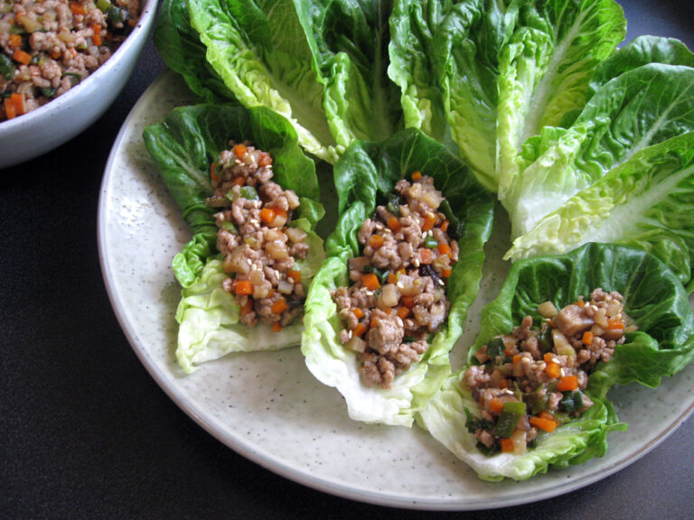San Choy Bau (Pork & Veggies in Lettuce Cups) Hiroko's Recipes
