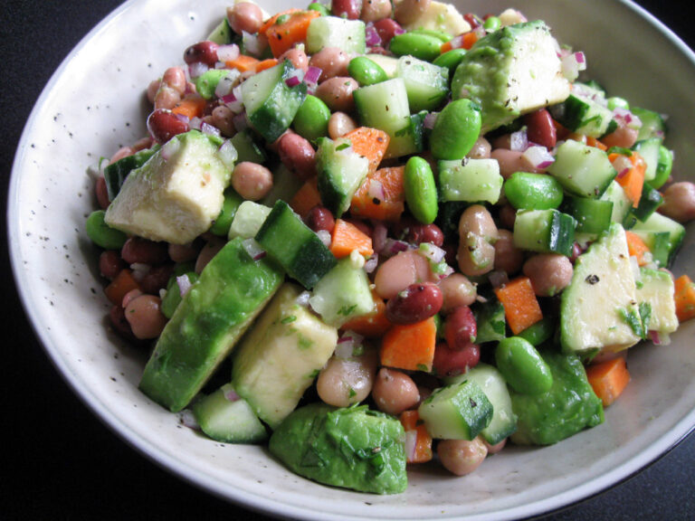 Edamame Mixed Beans Salad Hiroko's Recipes