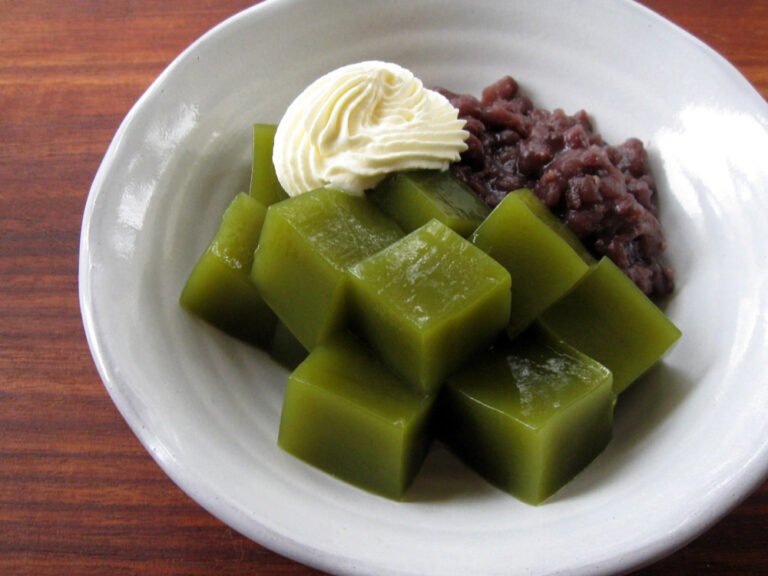 Vegetarian Matcha Jelly Hiroko's Recipes