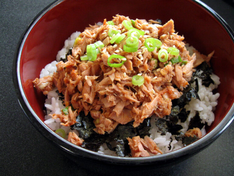 Canned Tuna Rice Bowl Hiroko's Recipes