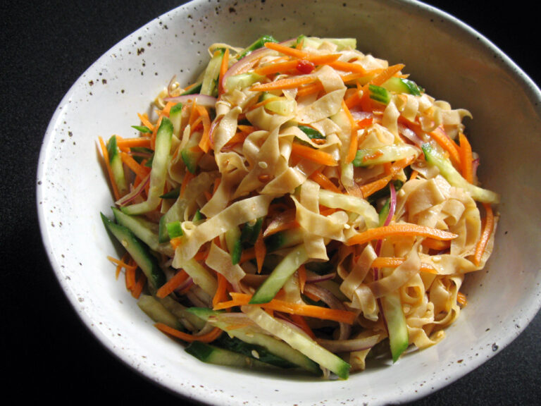 Tofu Skin Salad Hiroko's Recipes