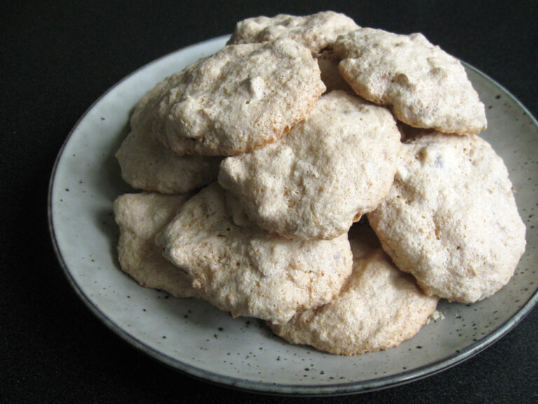 Almond & Egg White Cookies Hiroko's Recipes