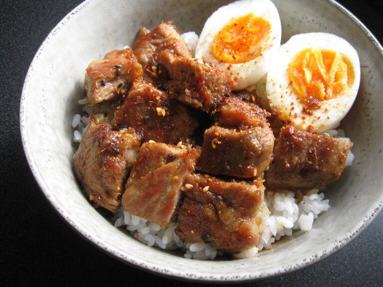 Teriyaki Pork Rice Bowl Hiroko's Recipes
