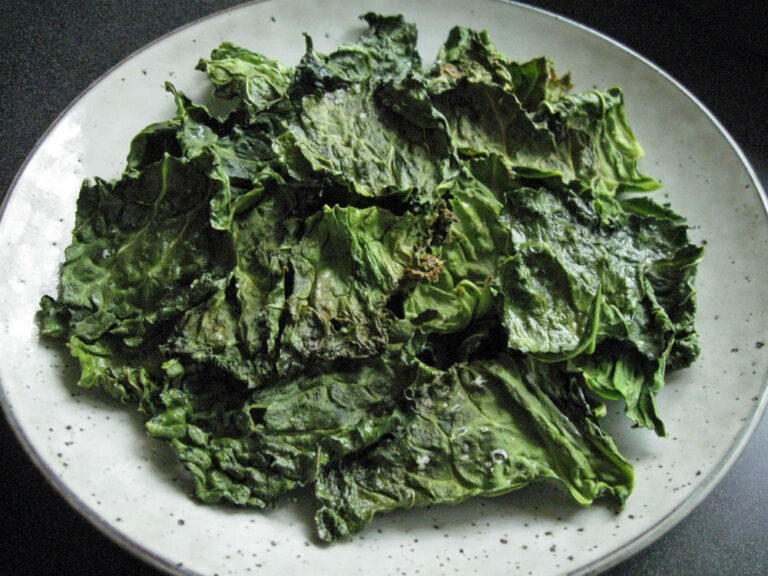 Cabbage Outer Leaf Chips Hiroko's Recipes