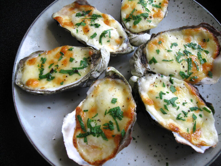 Baked Oysters with White Sauce Hiroko's Recipes