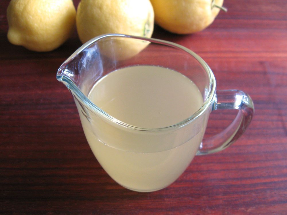 Fresh Lemon Syrup Recipe