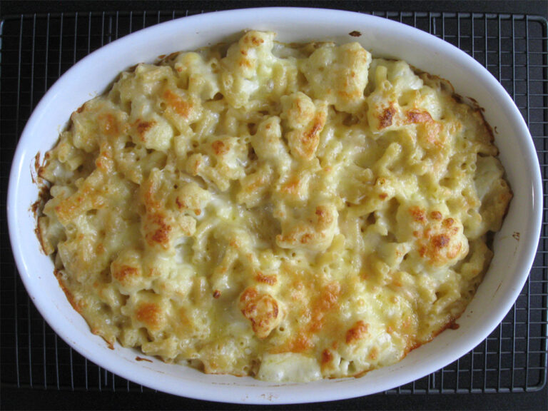 Cauliflower & Macaroni Cheese Bake Hiroko's Recipes