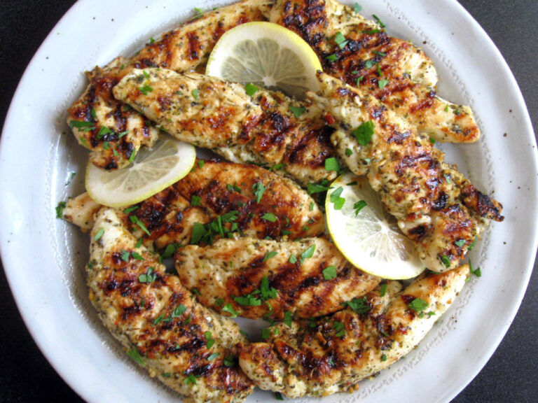 Lemon Marinated Chicken Tenderloins Hiroko's Recipes