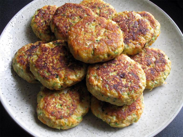 Chicken Rissoles with Loads of Vegetables Hiroko's Recipes