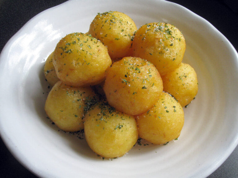 Fried Potato Mochi Hiroko's Recipes