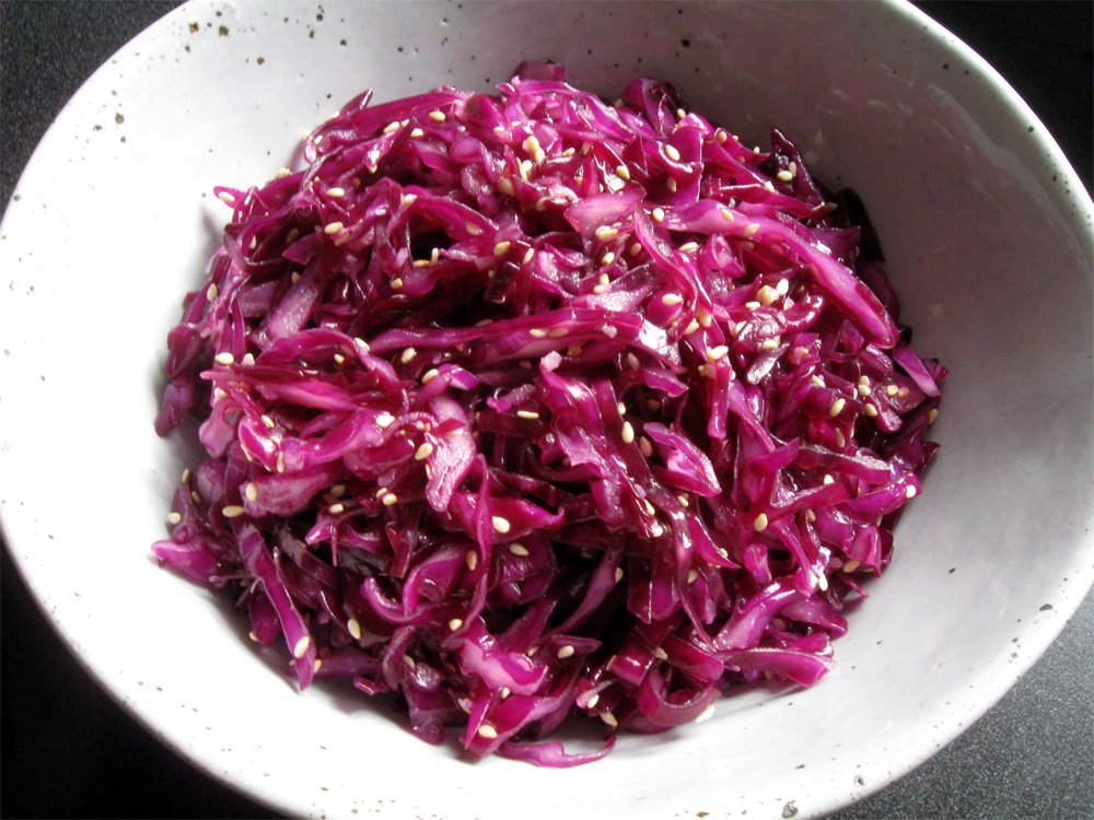 Red Cabbage Namul Hiroko s Recipes