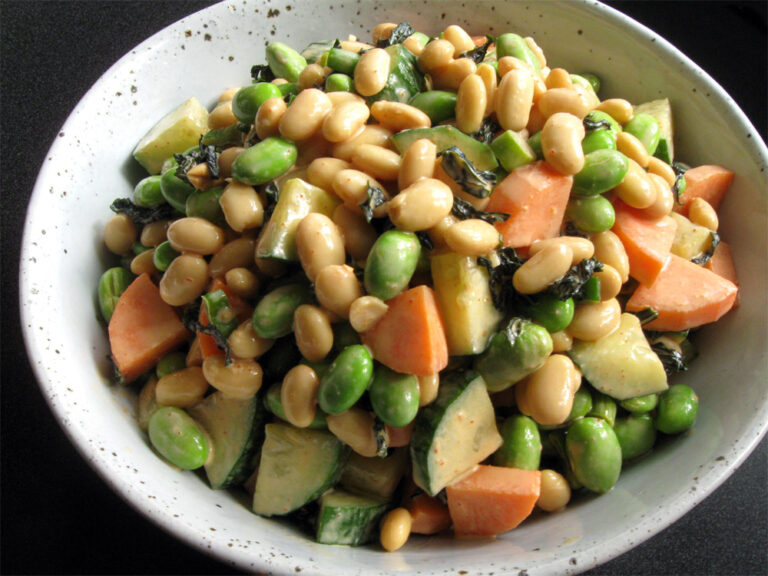 Soy Bean Salad with Gochujang Mayo Dressing Hiroko's Recipes