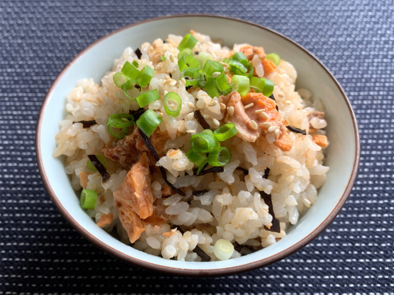 Seasoned Kombu (Kelp) & Salmon Mazegohan Hiroko's Recipes