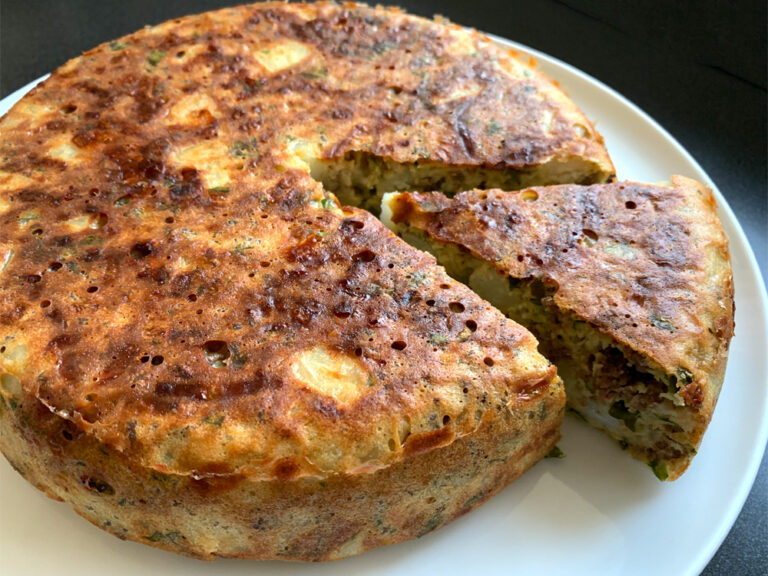 Rice Cooker Beef Mince & Potato Frittata Hiroko's Recipes